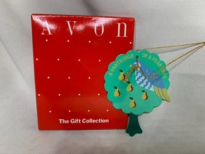 Avon 12 Days of Christmas Partridge in a Pear Tree Metal Christmas Ornament - Picture 1 of 4
