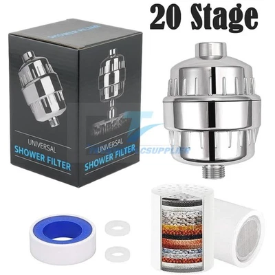 24 Stage Shower Head Filter Purifier with Filter for Hard Water Softener US - Image 1 of 4