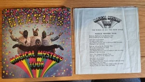 The Beatles Magical Mystery Tour 1967 2 X 7" & Lyric Insert EX/EX Solid Centre - Picture 1 of 15