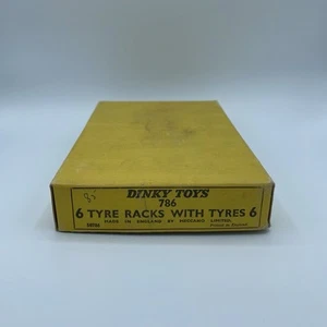 DINKY TOYS 786 DUNLOP LOGO TIRE RACK TRADE BOX TYRE RACKS 50786 BOX ONLY EMPTY - Picture 1 of 7