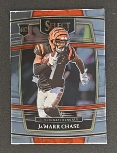 2021 Panini Select Football Ja'Marr Chase Concourse Level RC- Bengals - Picture 1 of 2
