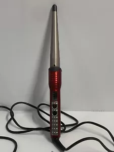 Varita rizadora de cerámica de turmalina roja Conair Infiniti CD117R 1"-1/2" You Curl - Imagen 1 de 11