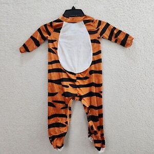 Spirit Halloween Tiger Costume Infant 12-18 Months Orange/Black Overalls