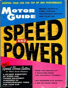 Motor Guide Magazine September 1958 Speed Power VG No ML 052617nonjhe - Imagen 1 de 1