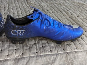 Nike Mercurial Vapor X CR7 Dark Blue Football Cleats Exclusive Rare Soccer Boots - Picture 1 of 24