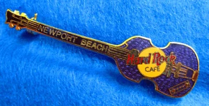 NEWPORT BEACH THE BEATLES *PAUL McCARTNEY* HOFNER BASS GUITAR Hard Rock Cafe PIN - Picture 1 of 1