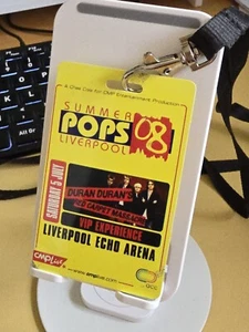 Duran Duran Red Carpet Massacre Tour VIP Lanyard - Liverpool Echo Arena 2008 - Picture 1 of 5