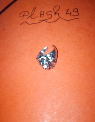 bague tète de lion ajustable argenté neuve - Photo 1/3