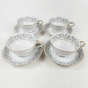 Juego de 4 tazas de té y platillos Noritake Dover 5633 - Imagen 1 de 9