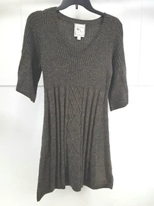 Suéter tejido rosa cuello en V gris talla grande y9 rosa usado para mujer - Imagen 1 de 9