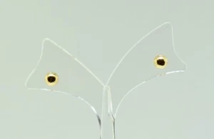 14k Yellow Gold Stud Earrings - Picture 1 of 5