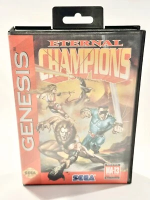 Eternal Champions (Sega Genesis, 1993) Complete Tested - Image 1 of 4
