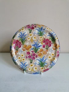 Art Deco Grimwades Royal Winton Ivory "Marguerite" Chintz Tea Pot Stand - Foto 1 di 4