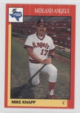 1990 Grand Slam Midland Angels Mike Knapp #13