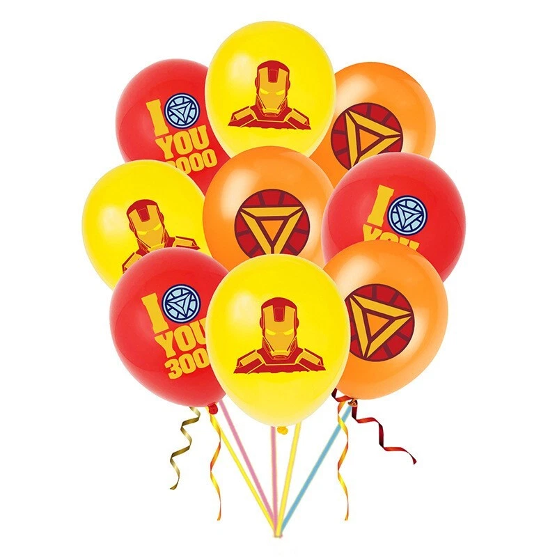 15PCS Ironman Balloon Set Party Supplies Superhero Kids Birthday Decoration - image 1 of 1