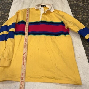 Polo rugby vintage GANT uomo XL rugger anni 90 gialla - Foto 1 di 3