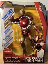 Iron Man Repulsor Power 11” Tall Figure Motion Activated Sounds. NIB (2008)