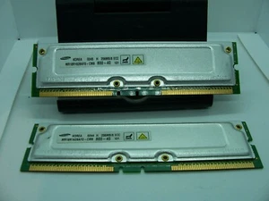 Samsung 256 MB RIMM 800 MHz DRAM Memory (MR16R1628AF0-CM8) 800-40 101 - Picture 1 of 2