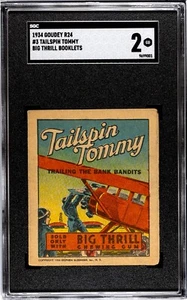 1934 Goudey Big Thrill Booklets R24 #3 Trailing the Bank Bandits SGC 2 - Picture 1 of 4