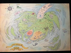 Mapa artístico de animación de TIEMPO DE AVENTURA impresión OOO red de dibujos animados Jake Fin Ice Kin - Imagen 1 de 3
