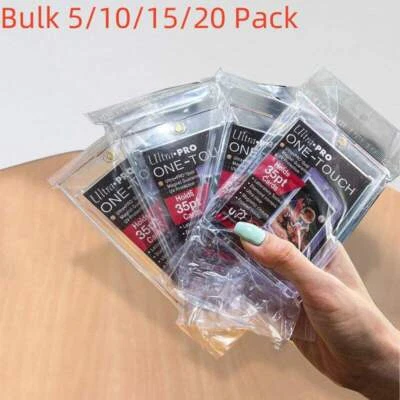 5/10/15/20 Pack Ultra Pro One Touch Magnetic Card Holder For 35PT Trading Cards - Image 1 of 3