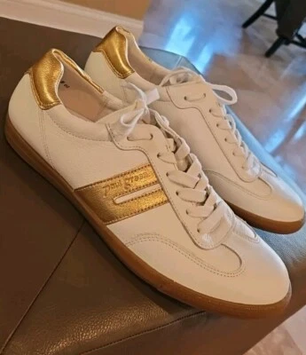 Zapatilla deportiva Paul Green TILLY blanca oro/dorada combo UK8 US 10.5 Foto 1 de 4