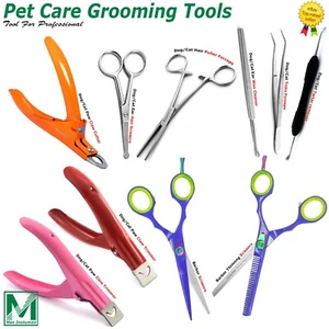 Herramientas de aseo para el cuidado de mascotas cortador de patas de gato garra piel de perro corte tijera pinzas para garrapatas - Imagen 1 de 10