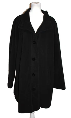 Abrigo polar WOMAN WITHIN doble botonadura grande 18/20 botones delanteros longitud media Foto 1 de 2