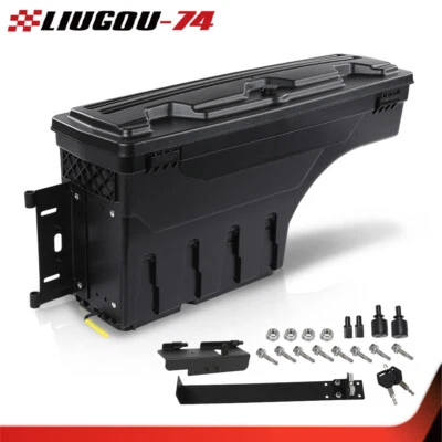 Truck Bed Swing Storage Box Tooling Box Left Side Fit For Ford F150 1997-2014  Foto 1 de 4