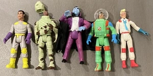 Vtg Ghostbusters Action Figure Lot 1987 1989 Egon Winston Dracula Mummy Fright + - Picture 1 of 18