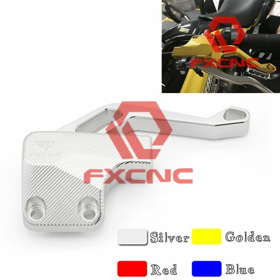 Manija de freno de estacionamiento CNC palanca de puntal para Yamaha YFM700R Raptor 18-08 2017 plateada Foto 1 de 4