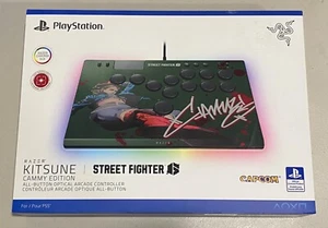 RAZER KITSUNE STREET FIGHTER CAMMY EDITION All-Button Optical Arcade Controller - Picture 1 of 3