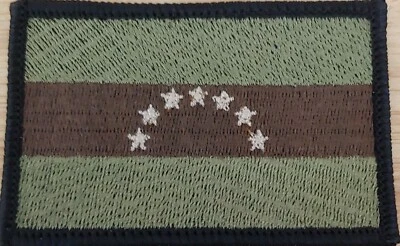 Venezuela 7 Stars Flag Patch With Hook Adhesive Fastener Multicam Tactical #11 - Image 1 of 2