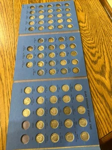 1946-1976 Monete Roosevelt Argento SET COMPLETO ~ 69 monete + 2 monete Mercury - Foto 1 di 8