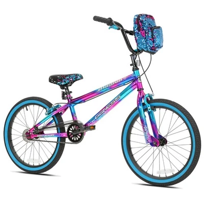 Genesis Illusion Child Bike, 20" Wheels, Kids Ages 7-13 Years, Blue/Purple - Image 1 of 4