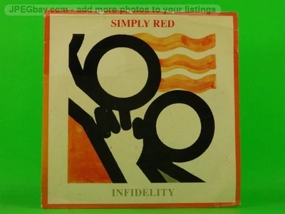 SIMPLY RED INFIDELITY (1) (137) 7" ELEKTRA - Image 1 of 4