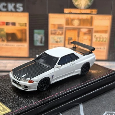 Ignition Model IG2691 1/64 Nissan Skyline GT-R Nismo R32 White Car Diecast Model - Image 1 of 3