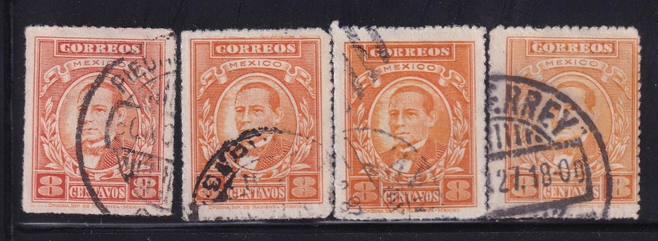 udl90 Мексика 1926 Бенито Хуарес Sc #666 Mc #596 несколько тонов - Изображение 1 из 1