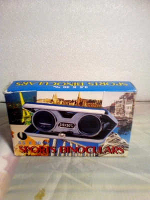 New Vintage Sports Binoculars 3.5 x 30 m/m With Original Box - Image 1 of 4