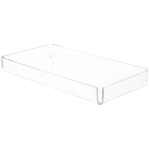 Plymor Clear Acrylic Open Corner Merchandise Tray, 6.25" W x 12.25" D x 1.5" H - Picture 1 of 1