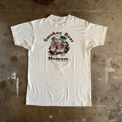 CAMISETA SMOKEY THE BEAR VINTAGE AÑOS 80 HOMBRE TALLA L SUAVE Y DELGADA U.S. FOREST SERVICE AÑOS 70 Foto 1 de 4