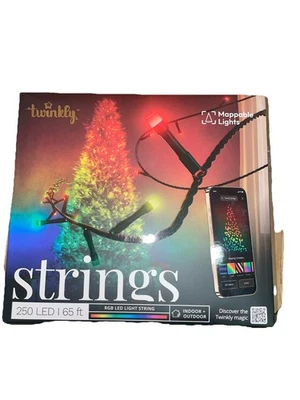 New Twinkly RGB String Lights App Controlled Smart Decorations 250 LED OPEN BOX - Image 1 of 2