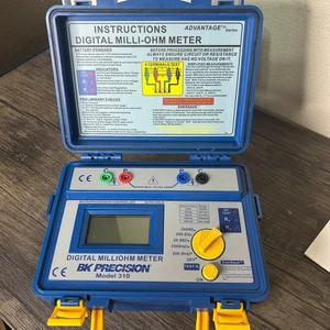 B&K PRECISION 310 Digital Milli-Ohm Meter 4-Wire Kelvin Series 4124 - Picture 1 of 6