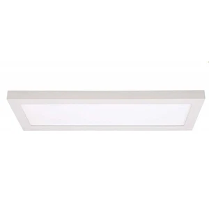 16w 18-in x 5-in Flush Mount LED Fixture 3000K Rectangle Shape White Finish 120v - Picture 1 of 8