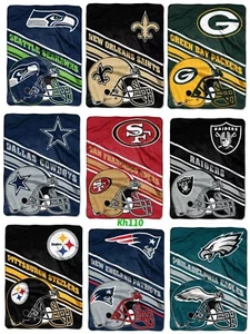 NFL Team Royal Plush Raschel Super Soft Throw Blanket 60"x 80" - Picture 1 of 35