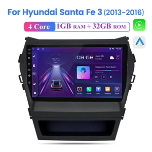 CarPlay para Hyundai Santa Fe 3 2013-2016 GPS Navegación Android 12 Coche Estéreo Radio BT - Imagen 1 de 12