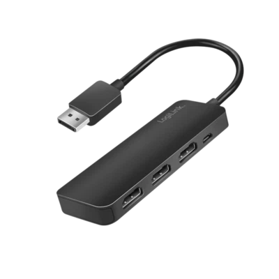 DisplayPort zu HDMI Splitter Verteiler 1x DP zu 3x HDMI 4K 60Hz HDCP MST Monitor - Bild 1 von 4