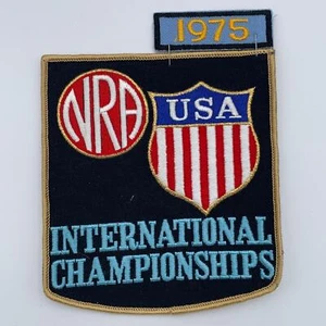 NRA International Championships USA 1975 große Aufnäher Vintage - Bild 1 von 2
