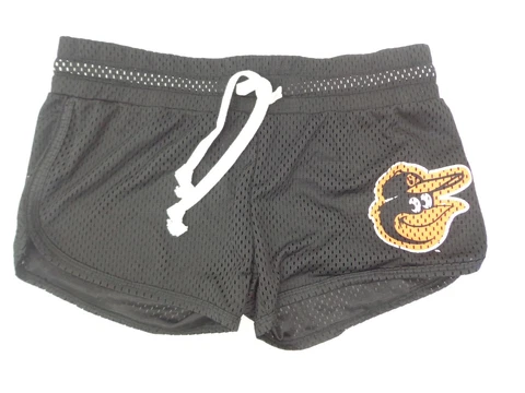 Baltimore Orioles Women's M G-III 4her Double Header Mesh Shorts Cover