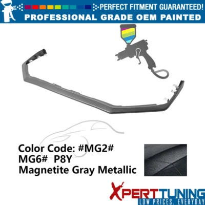 Fits 15-17 Subaru WRX & STI V-Limited Front Lip ABS #MG2 Magnetite Gray Metallic Foto 1 de 4